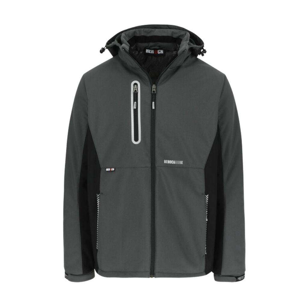 [23MJC2101AN-XS] Veste softshell HEROCK Taris (XS, Anthracite/Noir)
