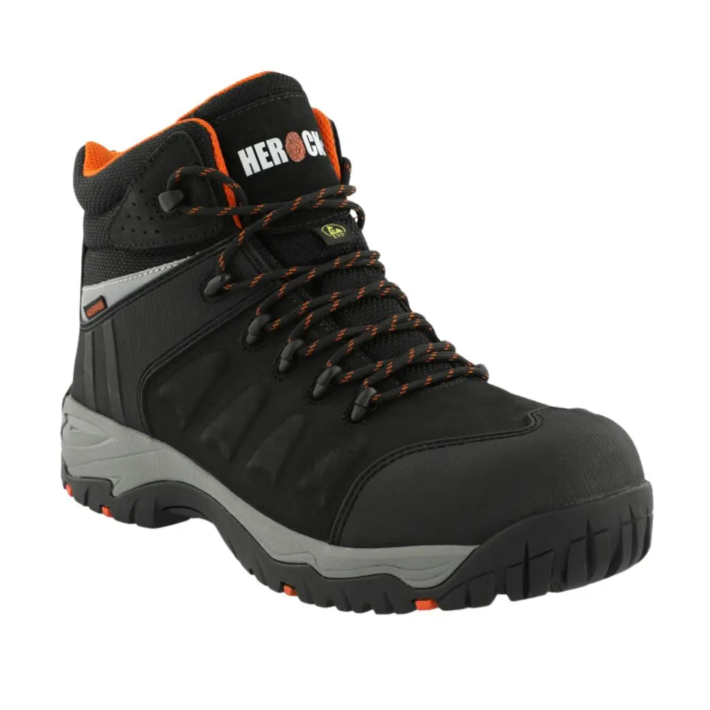 [23MSS2301BK-37] Bottes de sécurité HEROCK Victus S7S SR FO HRO ESD SC (37)