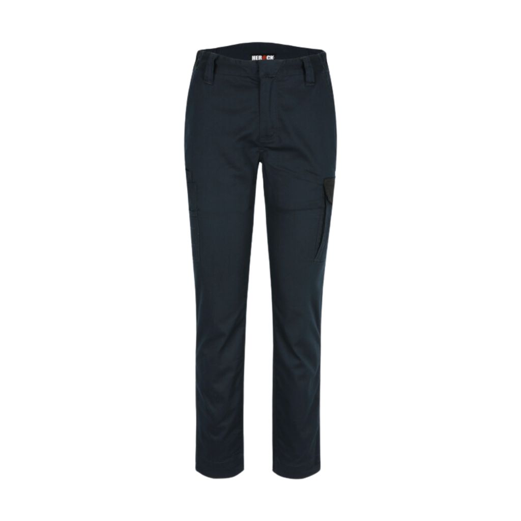 [20FTR2401NY-36] Pantalon de travail HEROCK Eva – Femme (FR 36, Bleu marine/Noir)