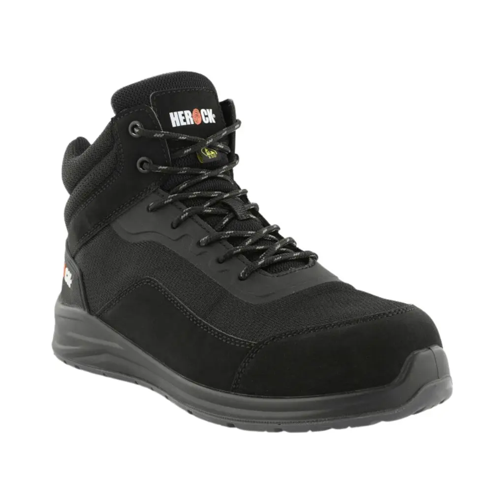 [21MSS2401BKAN-37] Baskets de sécurité hautes HEROCK Leno S1PS SR FO ESD SC (37)