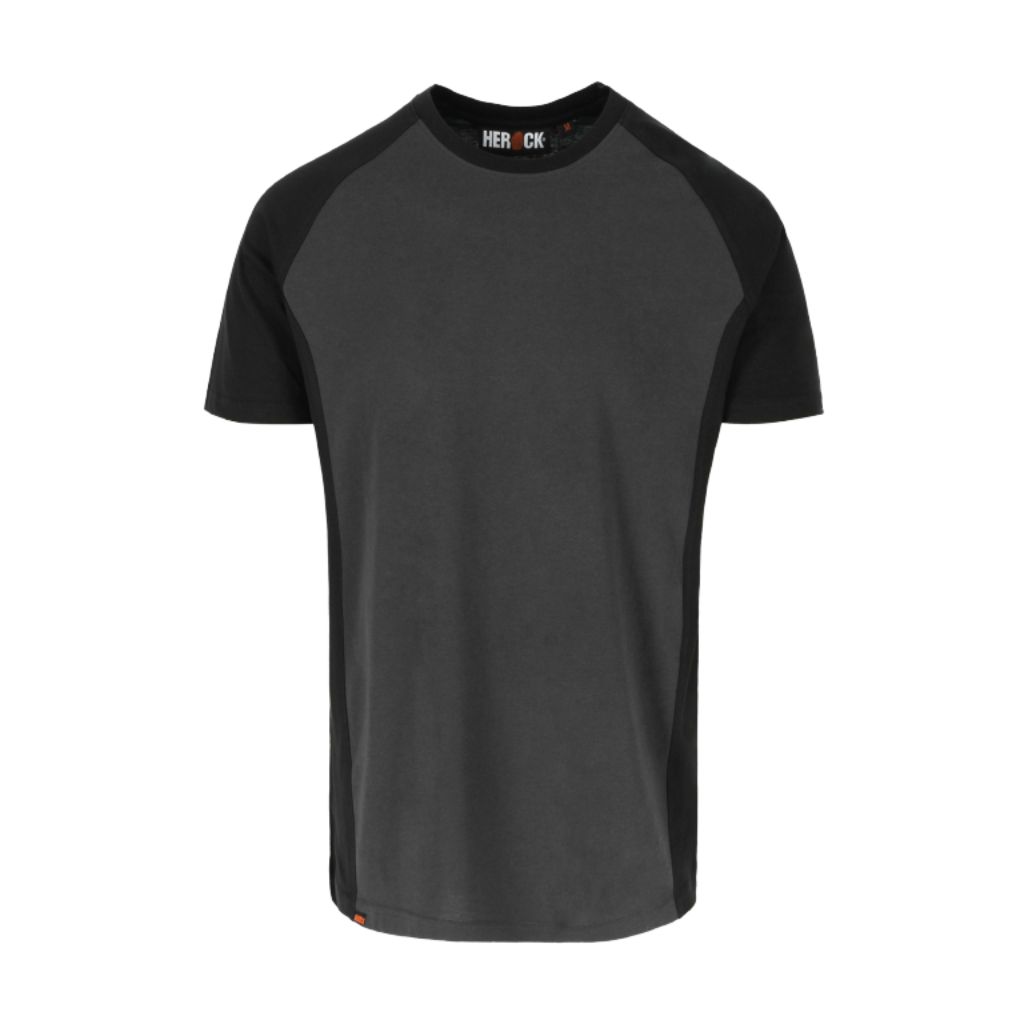 [22MTS2401AN/BK-XS] T-shirt manches courtes HEROCK Tori (XS, Anthracite/Noir)