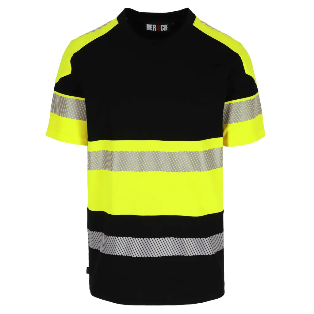 [25MTS2401BKYE-S] T-shirt haute visibilité manches courtes HEROCK Lumin (S)