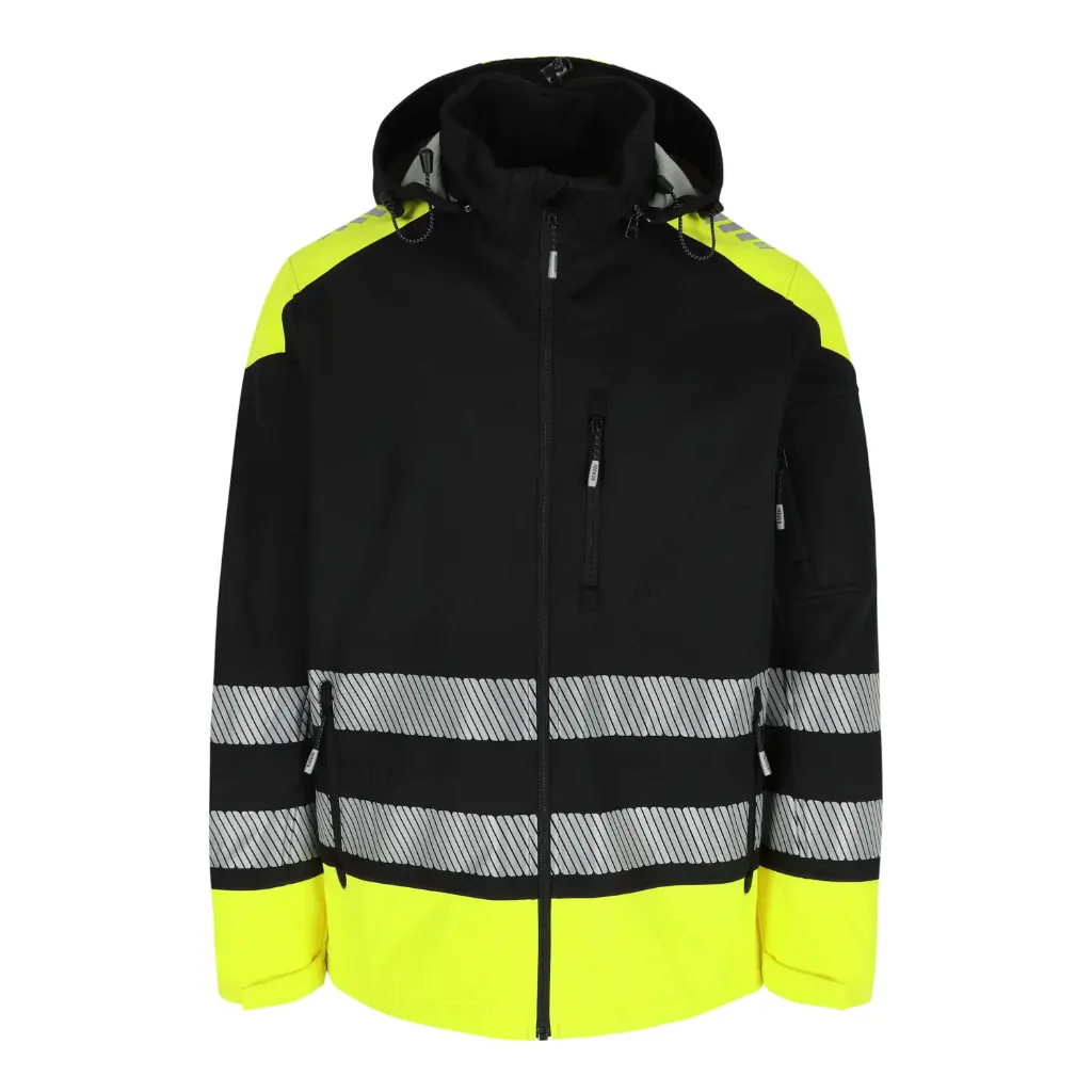[25MJC2402BKYE-XS] Veste softshell haute visibilité HEROCK Solar (XS)
