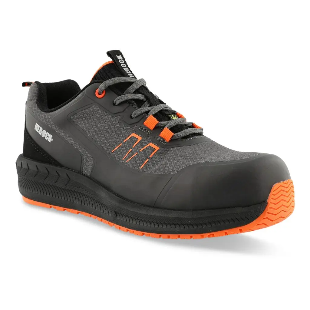 [23MSS2501AN-37] Baskets de sécurité basses HEROCK Orello S3S SR FO ESD SC LG (37, Anthracite)