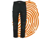Pantalon de travail HEROCK Axo (Taille : FR42 / Noir) - LIQUIDATION