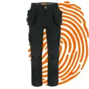 Pantalon de travail HEROCK Dagan (Taille : FR56 / Noir) - LIQUIDATION