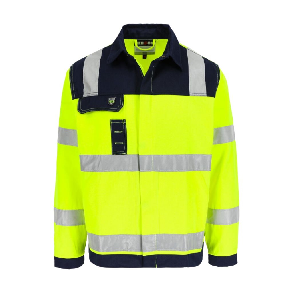 [25MJC1601YENY-S] Veste haute visibilité  HEROCK Hydros (S, Jaune/Bleu marine)