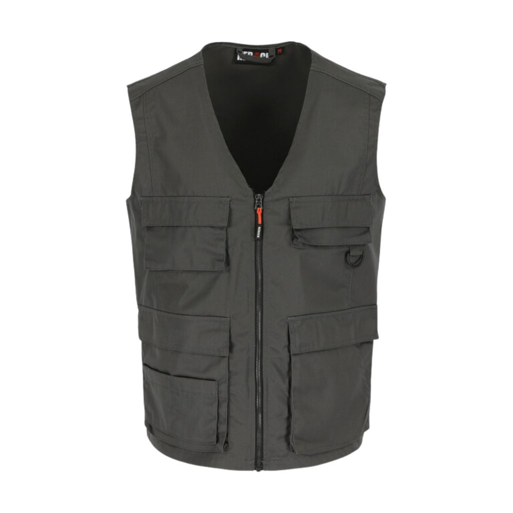 [21MBW1901GY-S] Gilet de travail HEROCK Torro (S, Gris)
