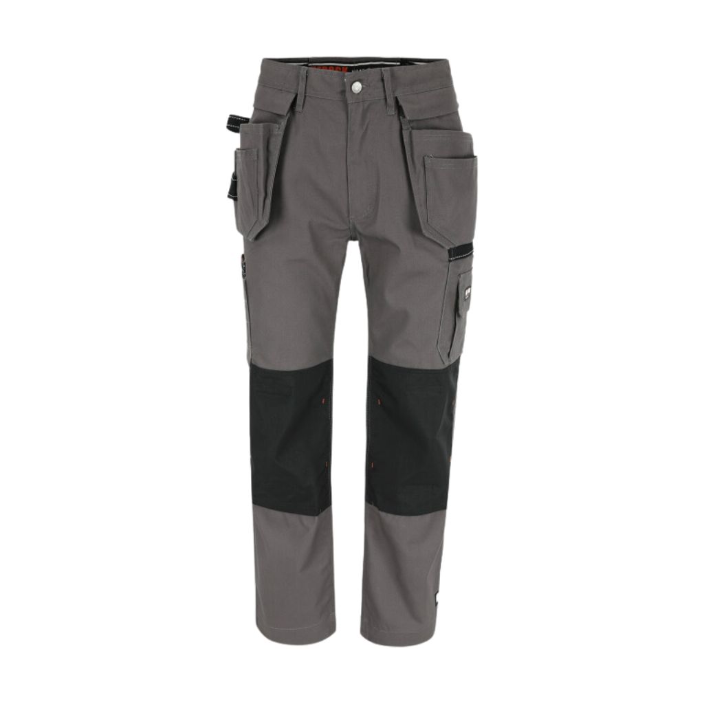 [23MTR0901GY-38] Pantalon de travail HEROCK Hercules (FR 38, Gris/Noir)