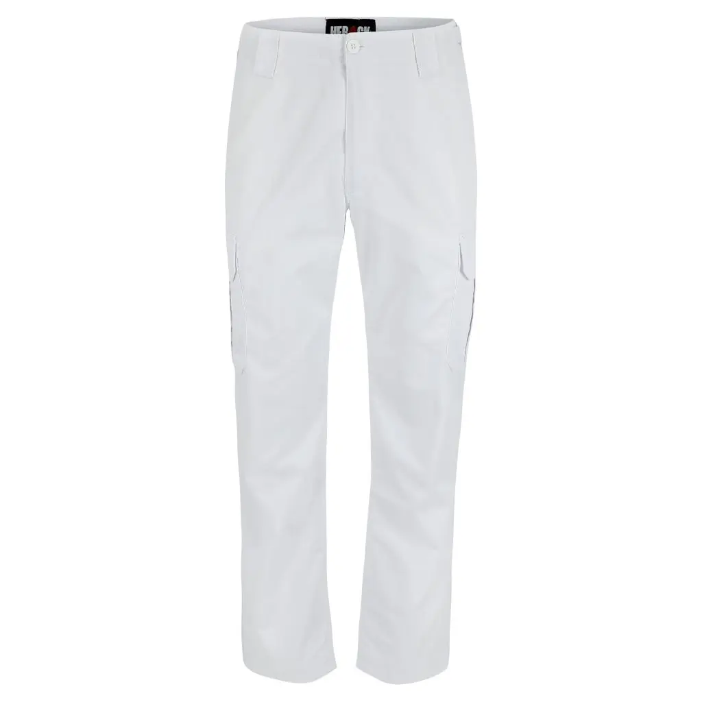 [21MTR0901WH-38] Pantalon de travail HEROCK Thor (FR 38, Blanc)