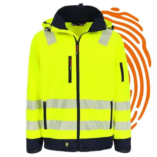 HEROCK Gregor High viz softshell veste
