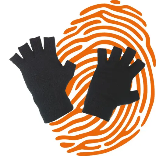 [21UGL0901BK] Mitaines tricotées HEROCK Hapes