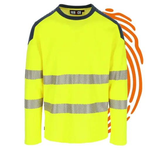 T-shirt haute visibilité manches longues HEROCK Lunar
