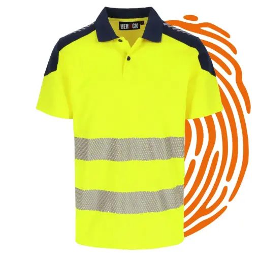 HEROCK Orbit High viz polo manches courtes