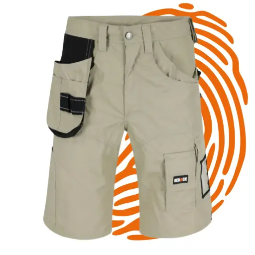 Bermuda de travail Herock Batua (Taille : FR44 / Beige) - LIQUIDATION