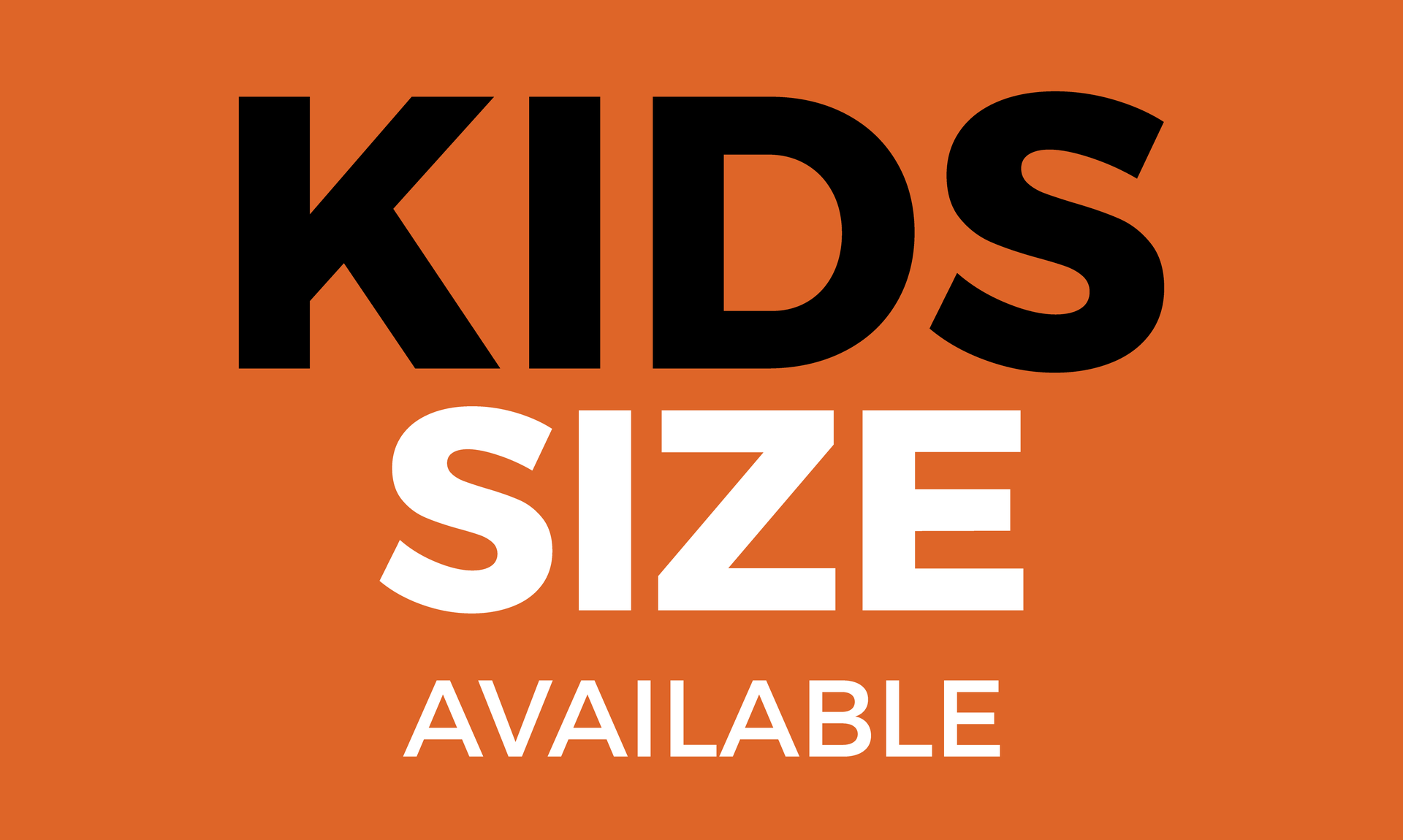 Taille enfant disponible