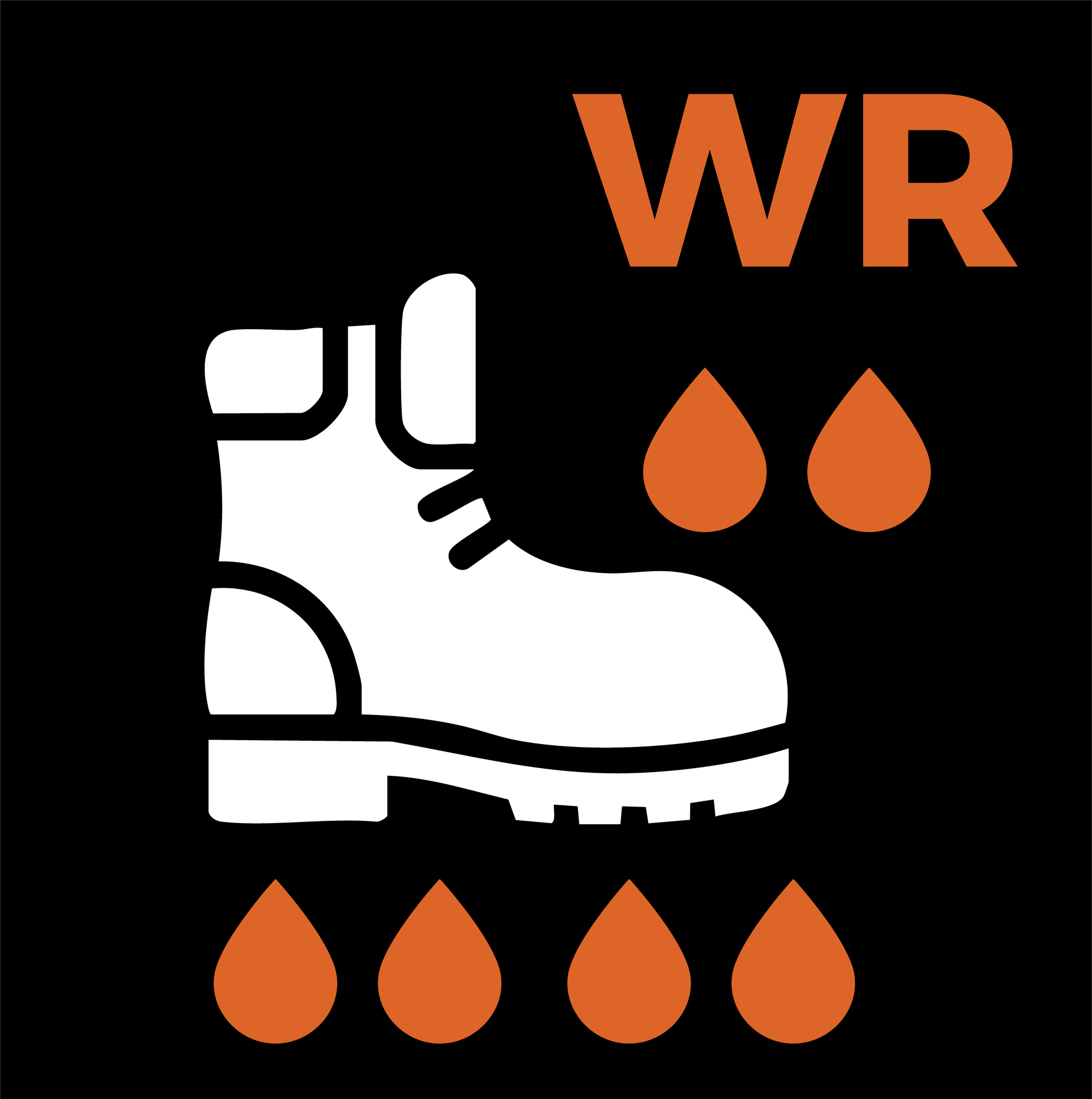 Résistant à l'eau (WR)